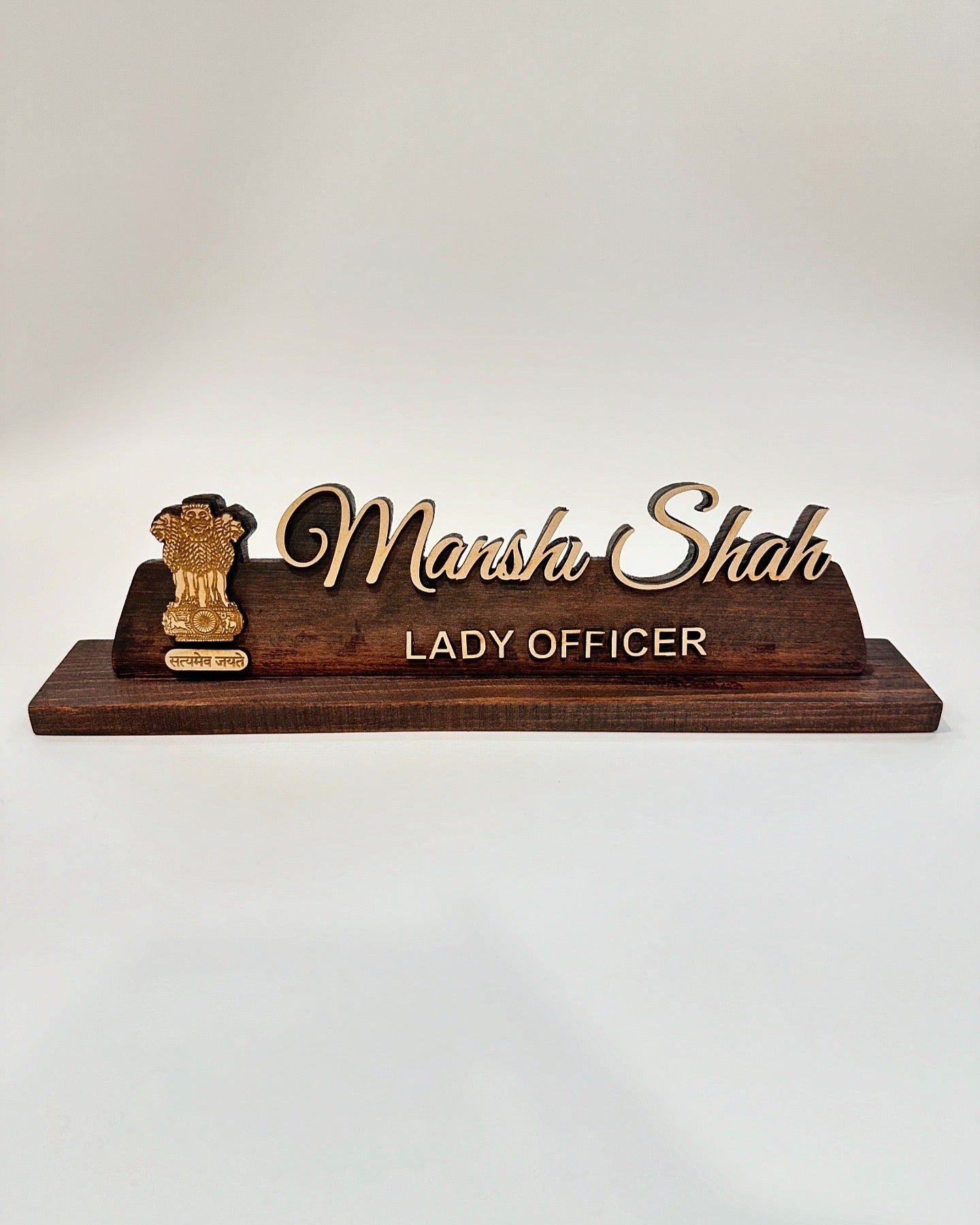 Ashok Stambh Desk Plate