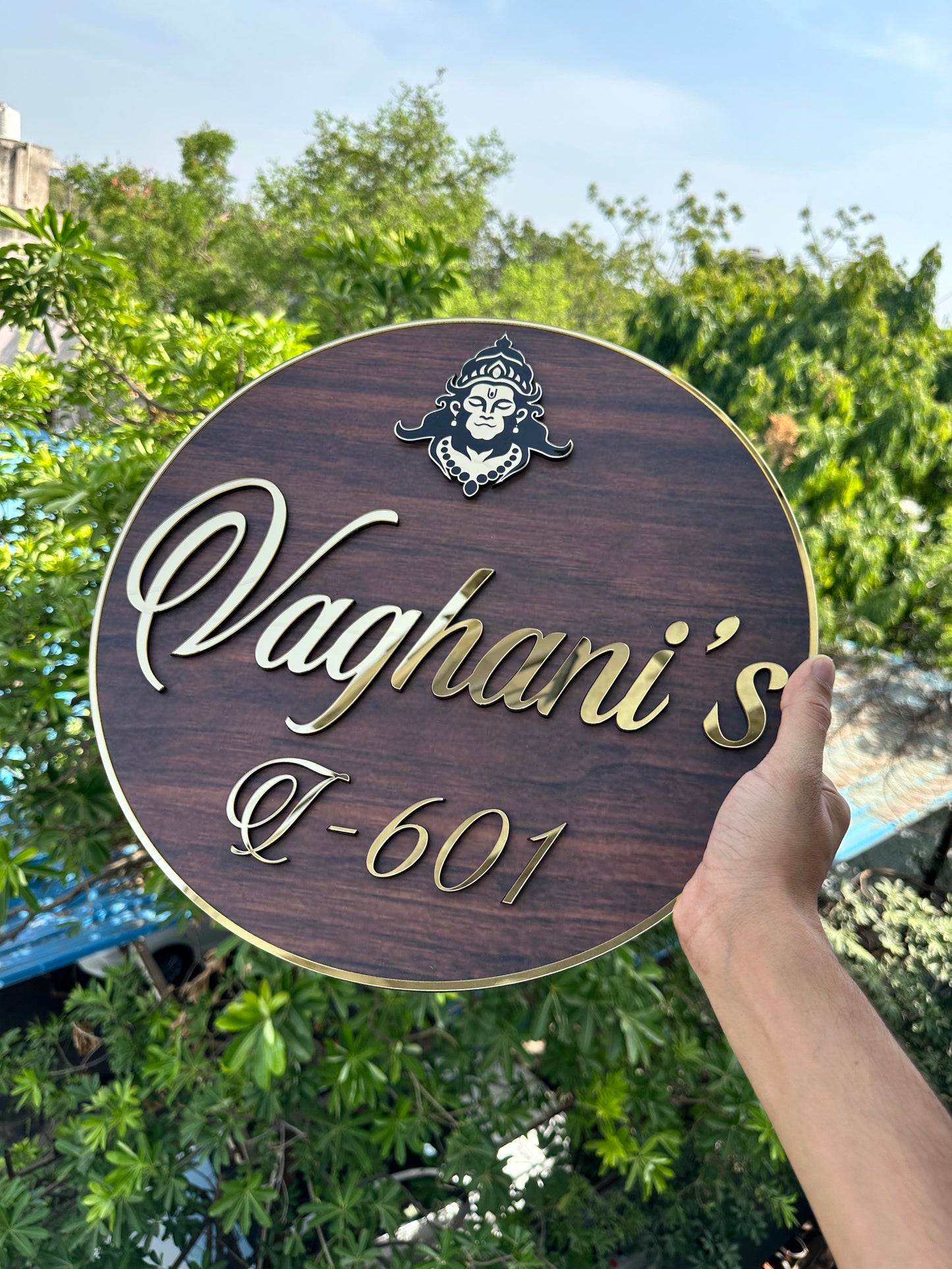 Hanumanji name plate