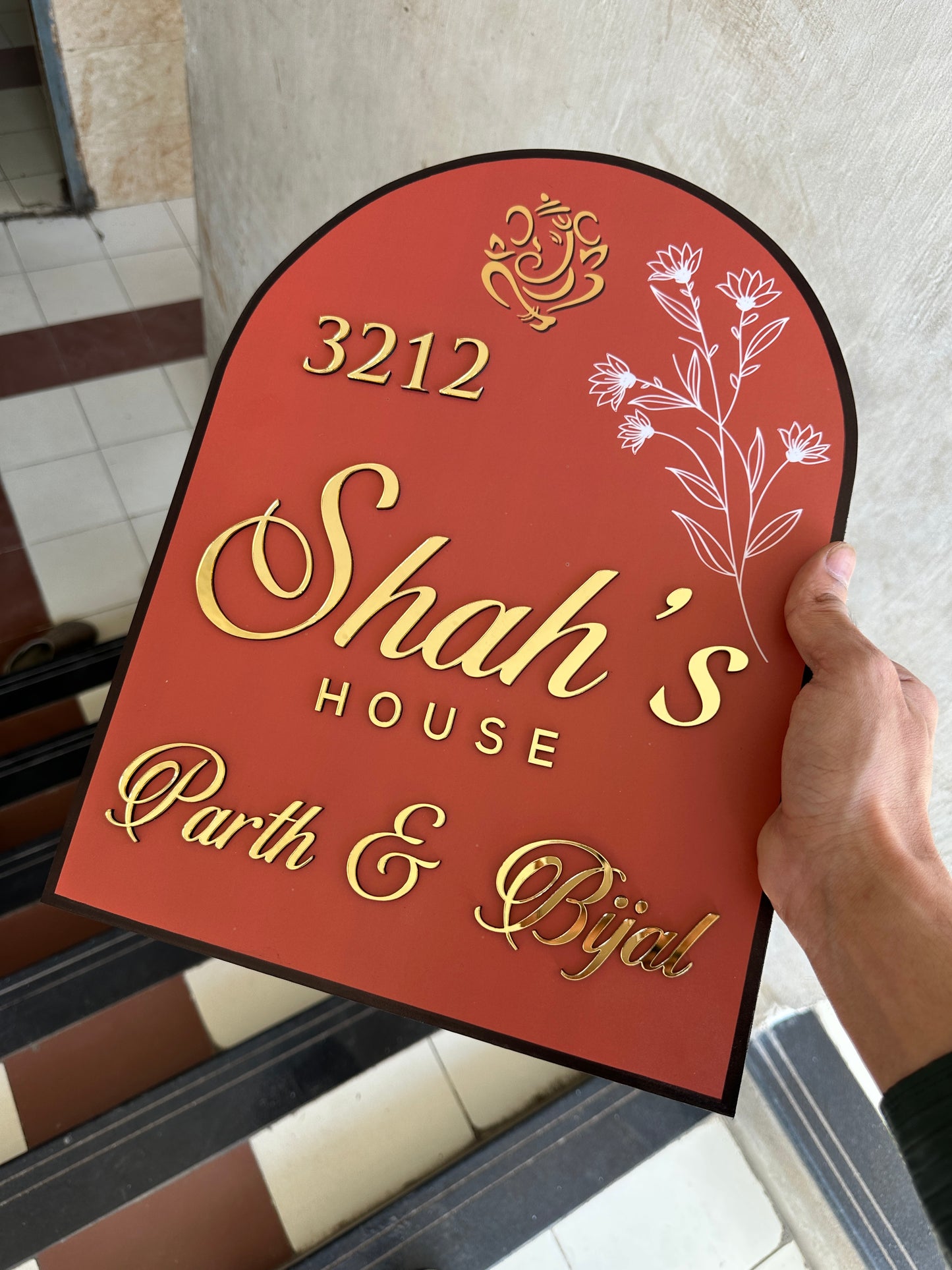 Shah,s Laminated Nameplate