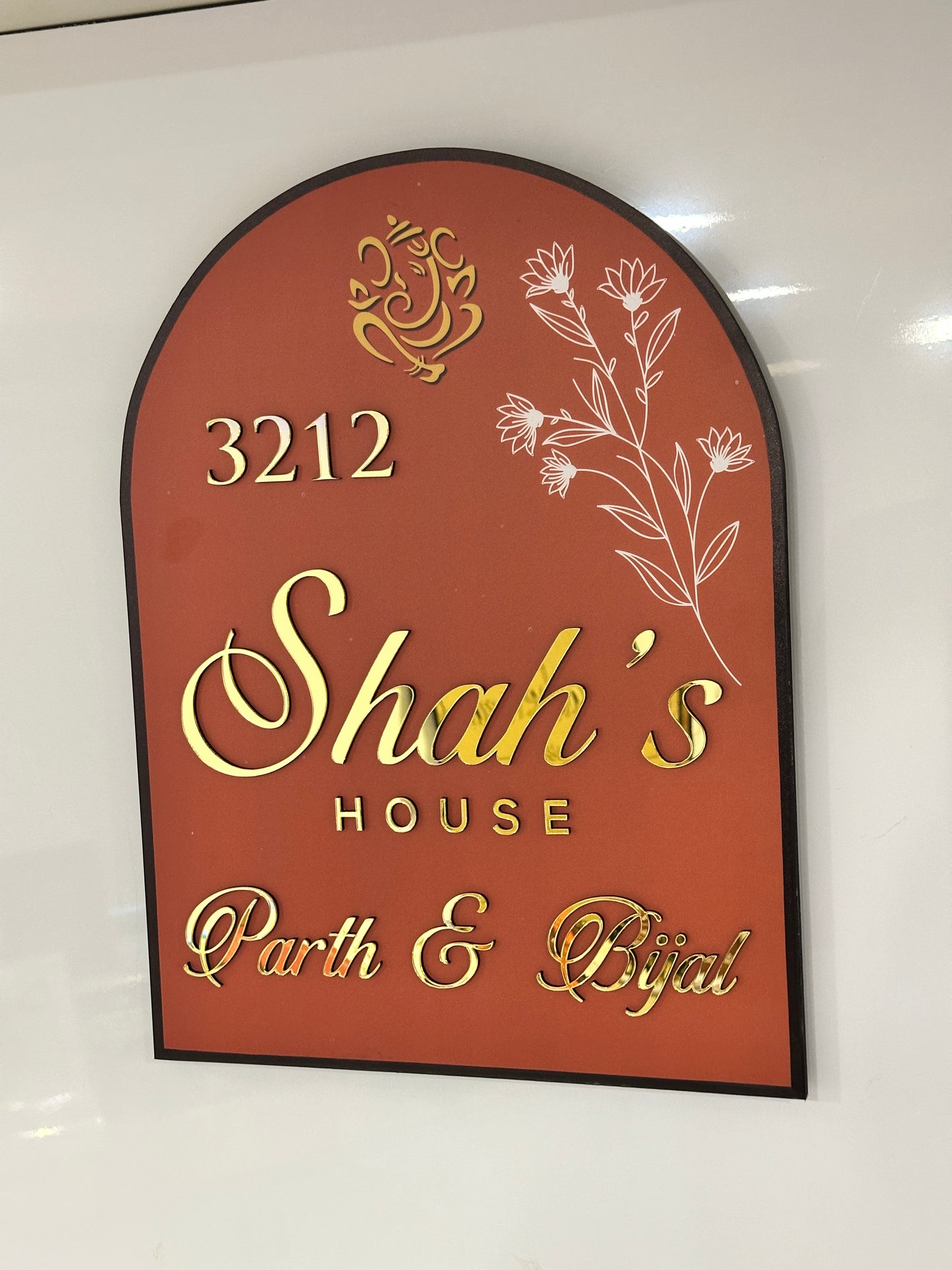 Shah,s Laminated Nameplate