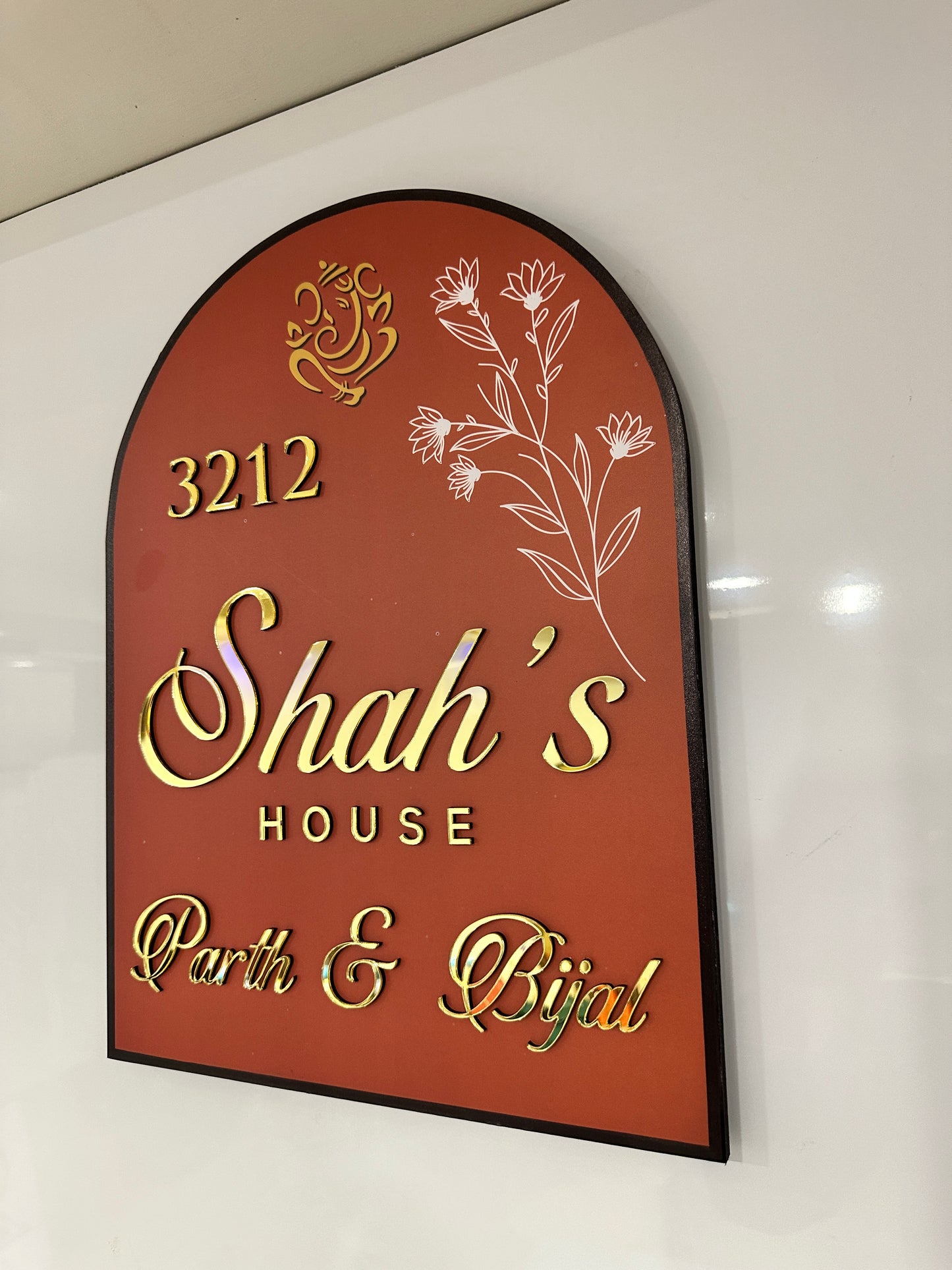 Shah,s Laminated Nameplate
