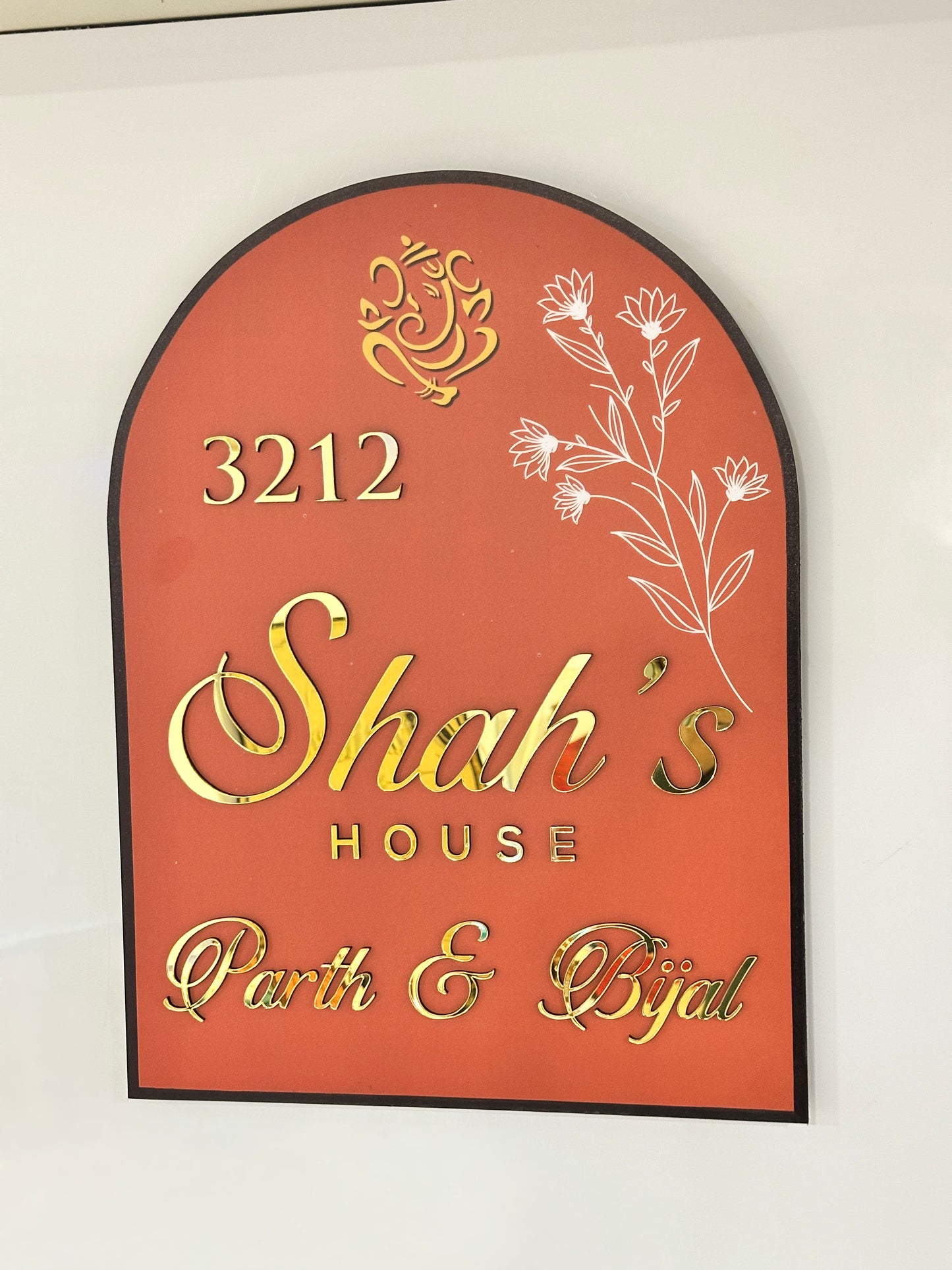 Shah,s Laminated Nameplate
