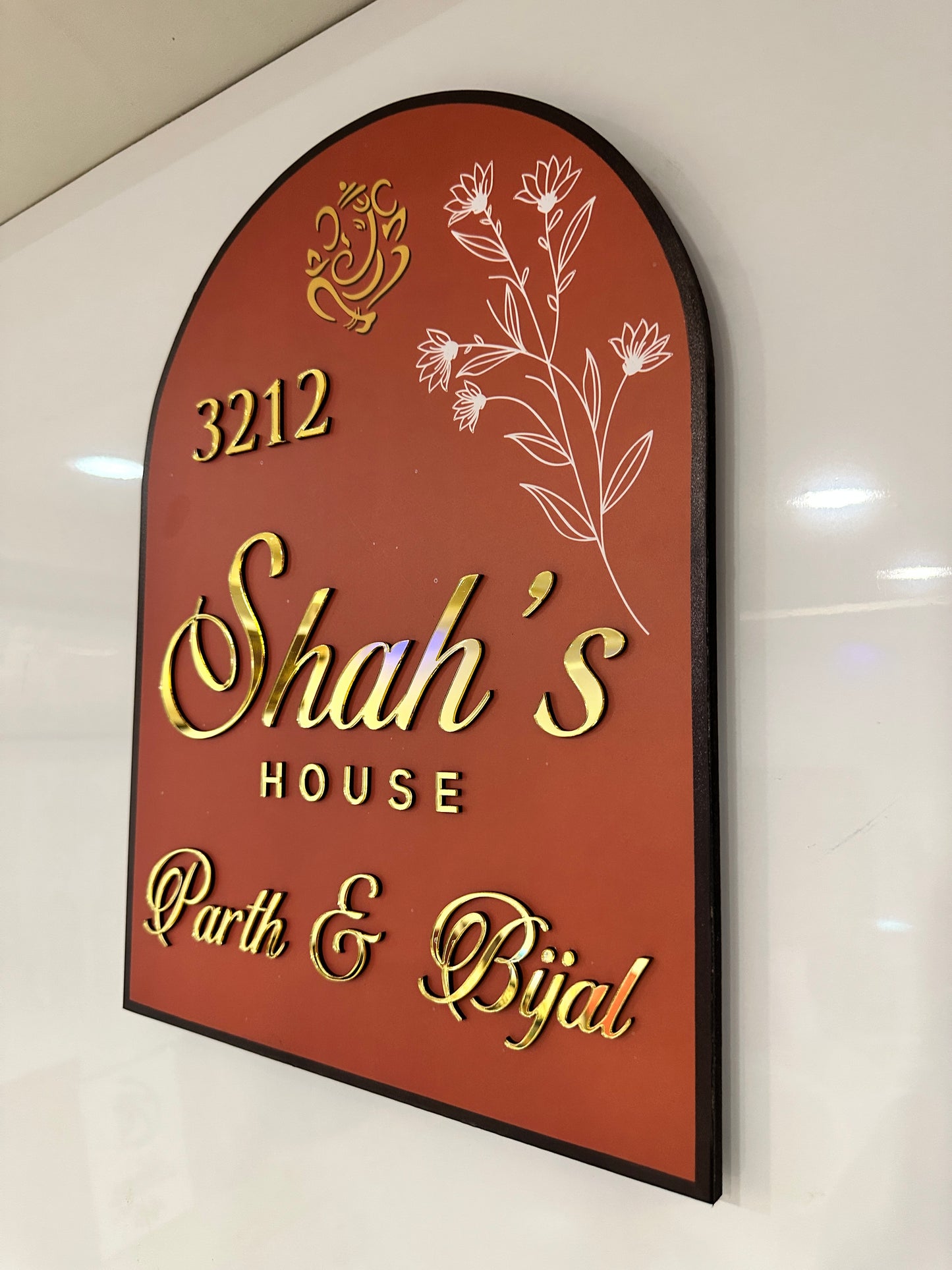 Shah,s Laminated Nameplate