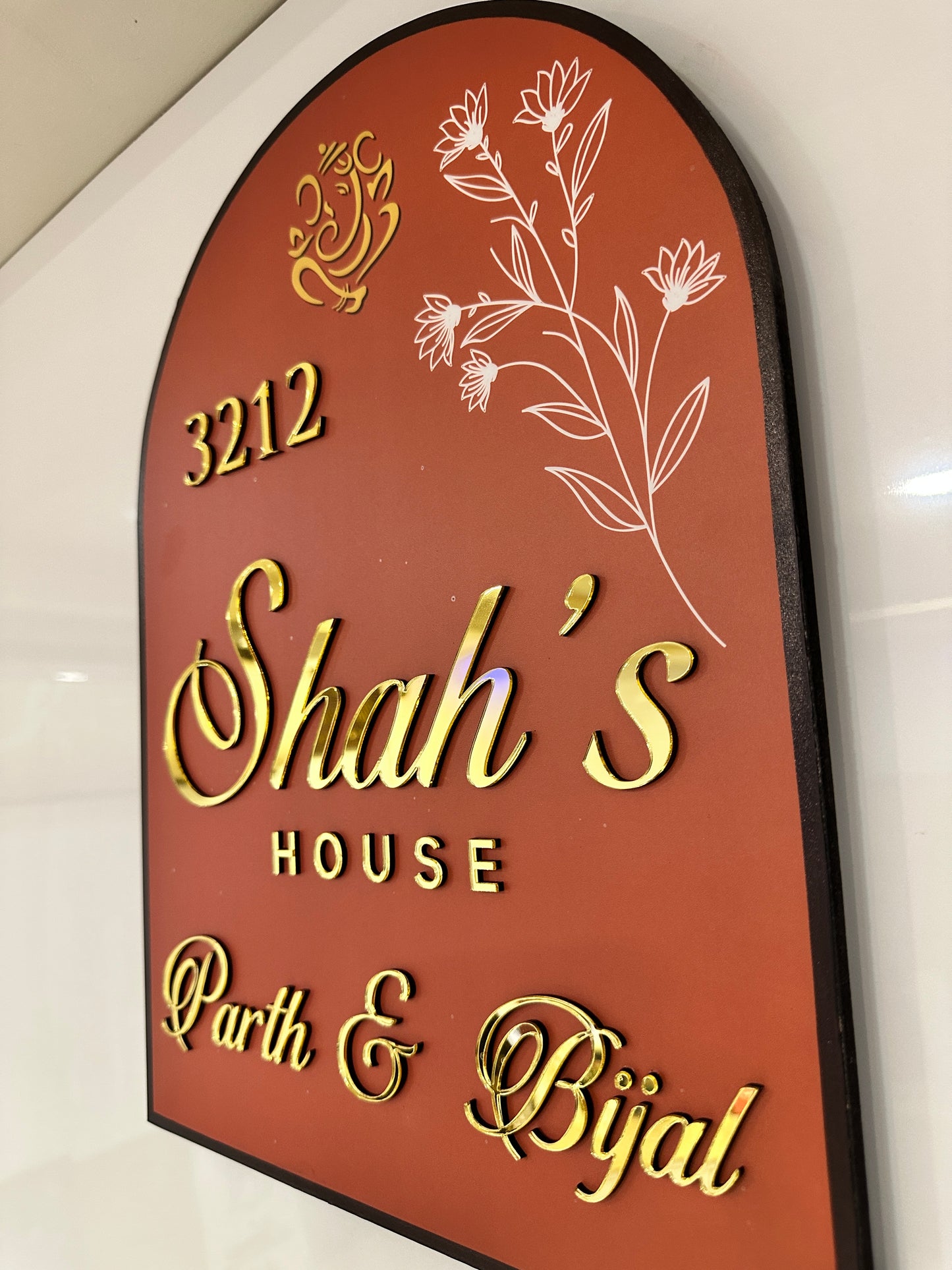 Shah,s Laminated Nameplate
