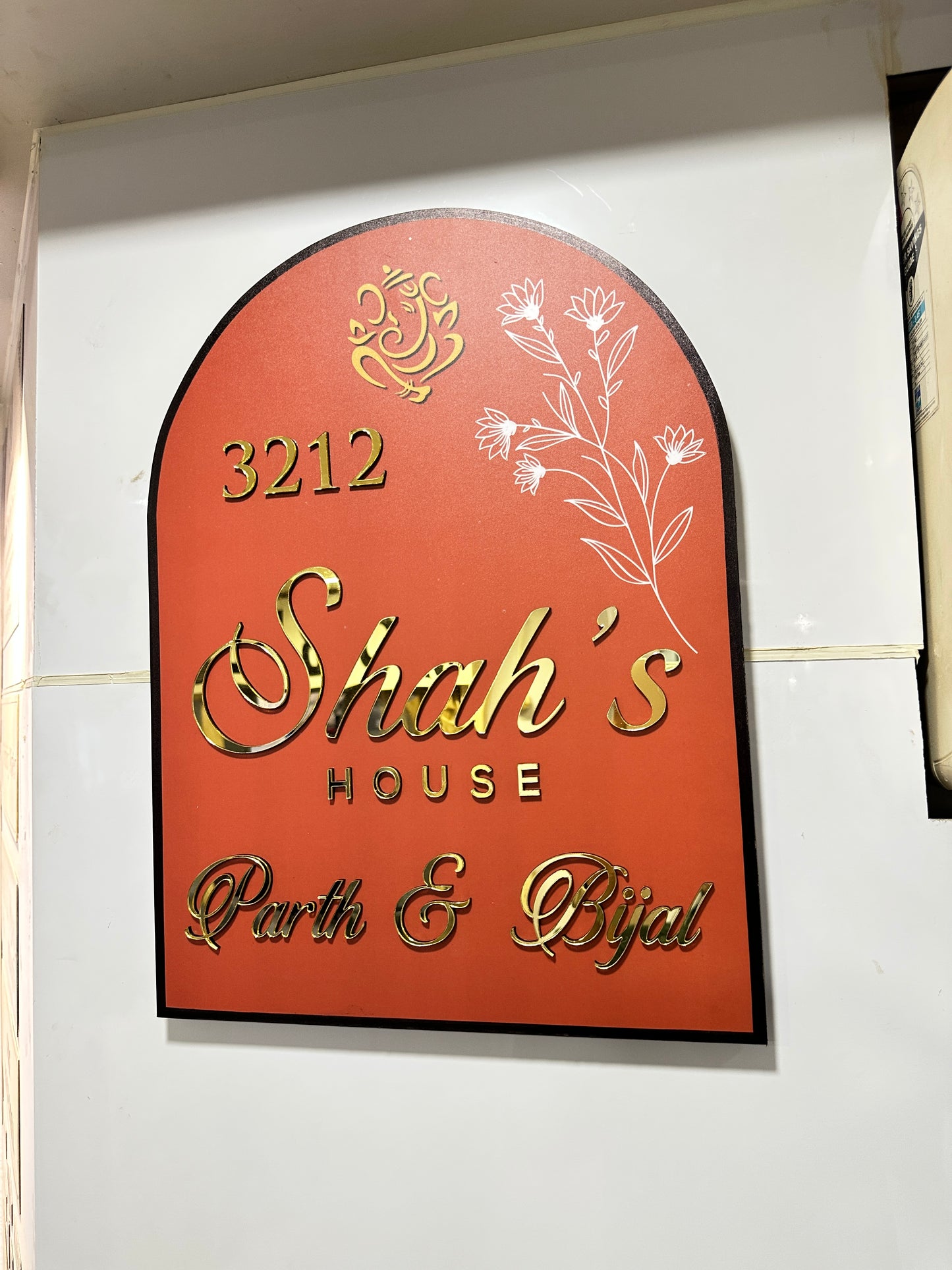 Shah,s Laminated Nameplate