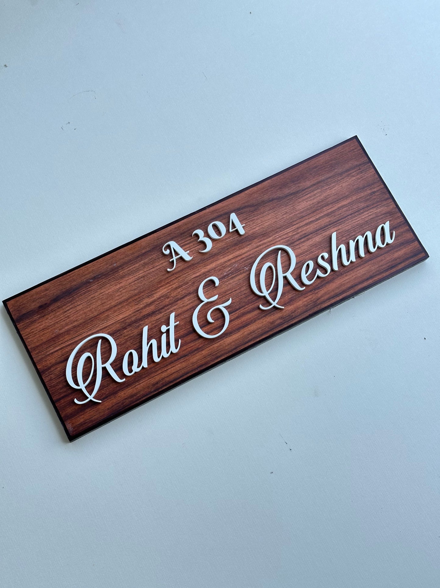 Couple Name plate