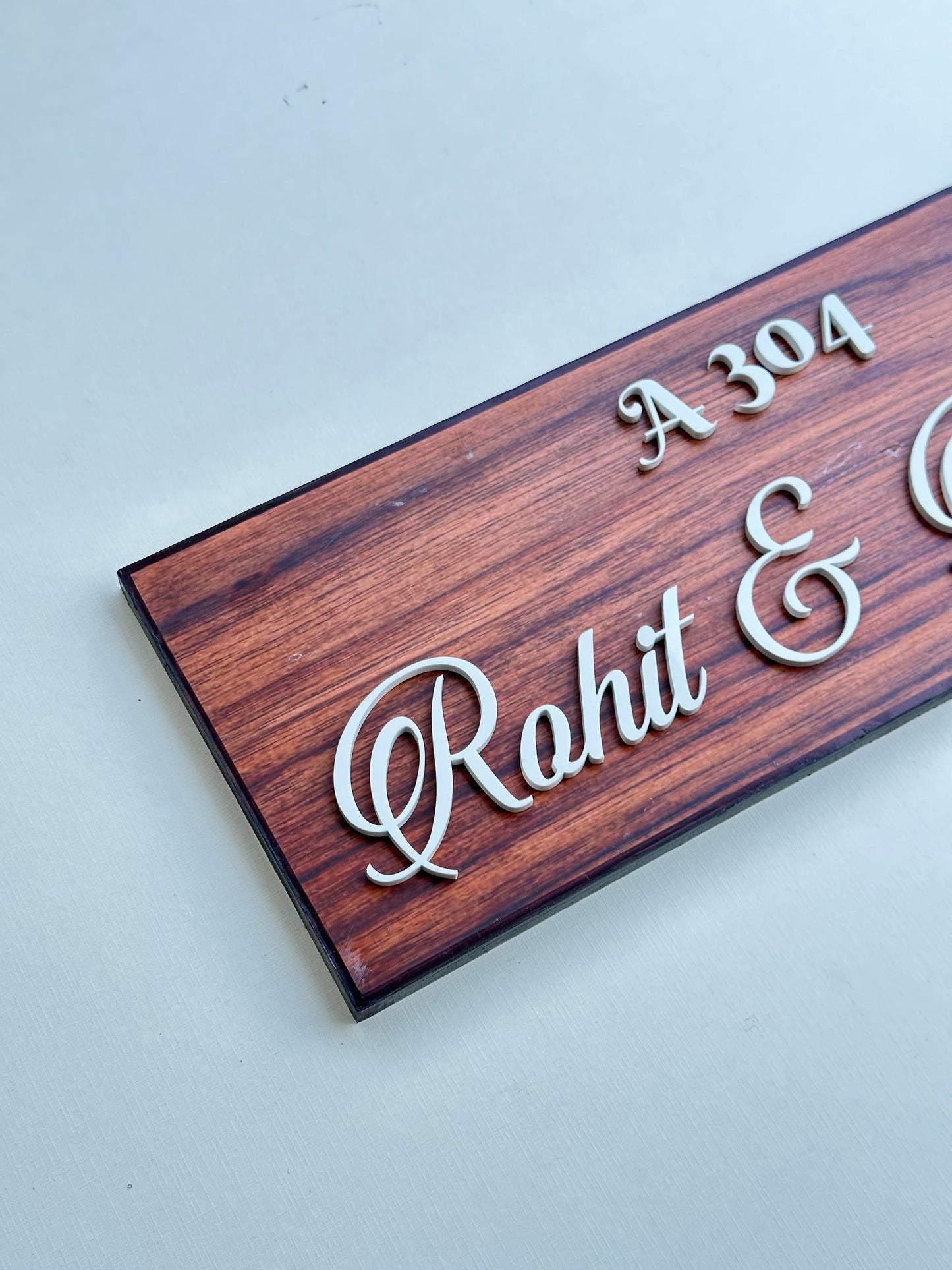 Couple Name plate