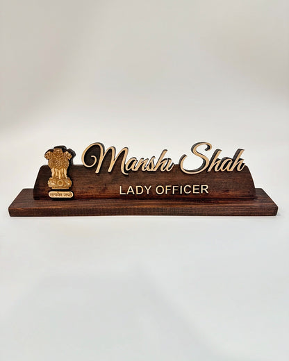 Ashok Stambh Desk Plate