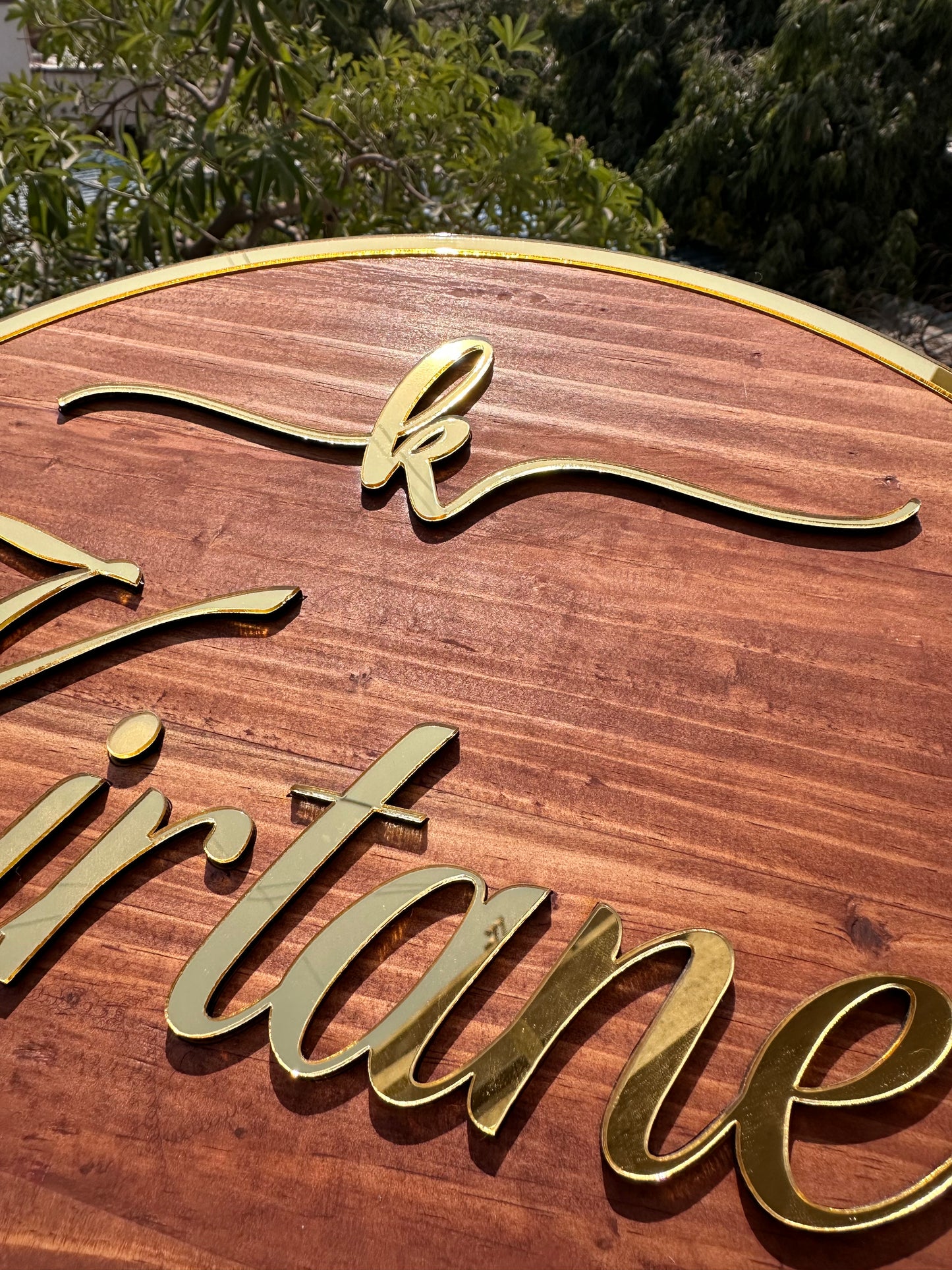 Surname plate