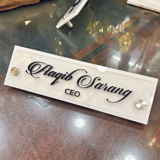 Layer Desk plate