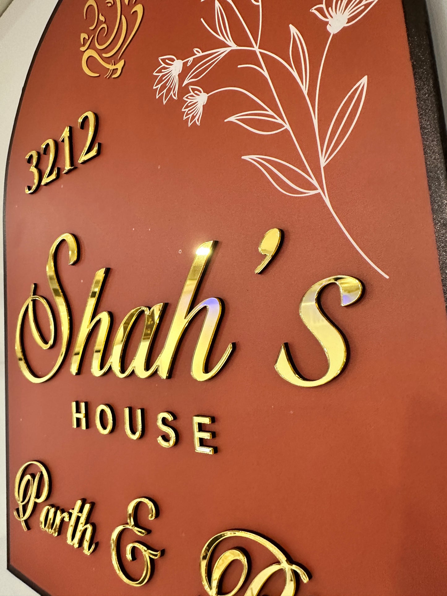 Shah,s Laminated Nameplate