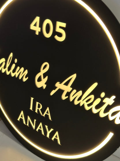Salim ans Ankita (LED Plate)