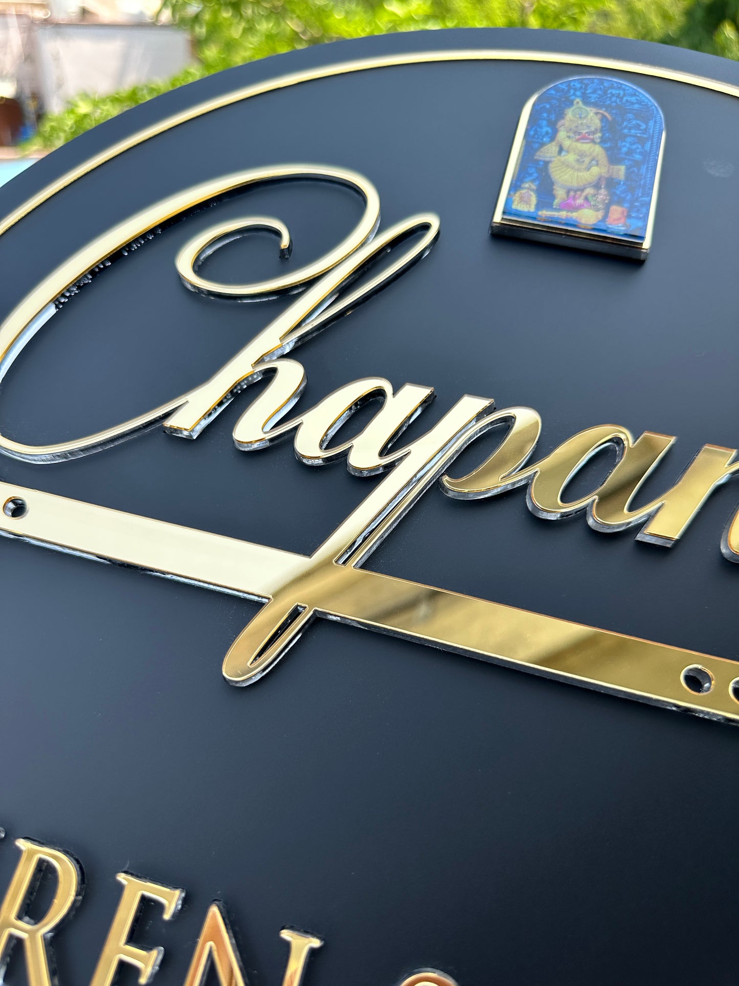 Champaneri LED Name Plate