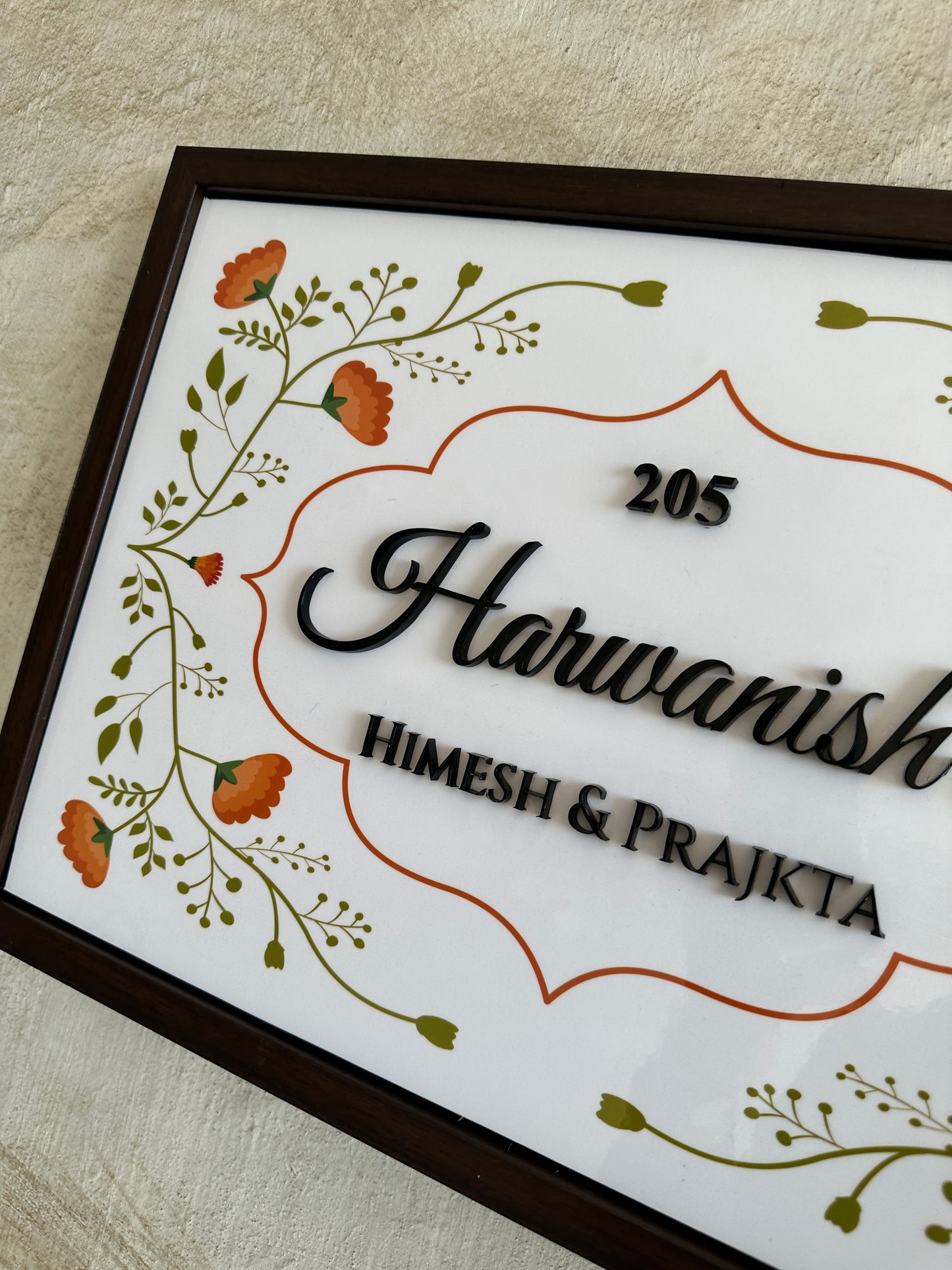 Harwanis nameplate