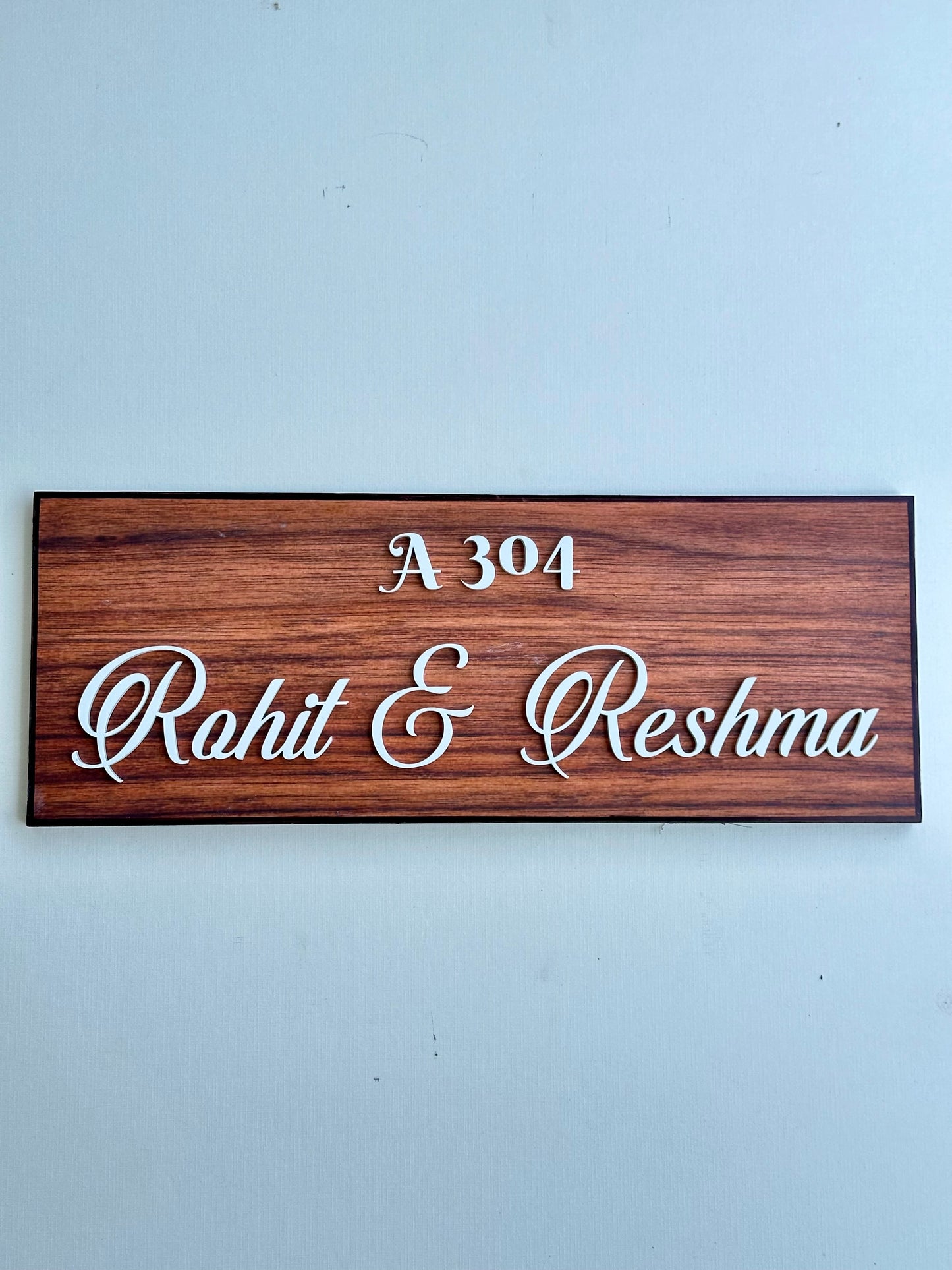 Couple Name plate