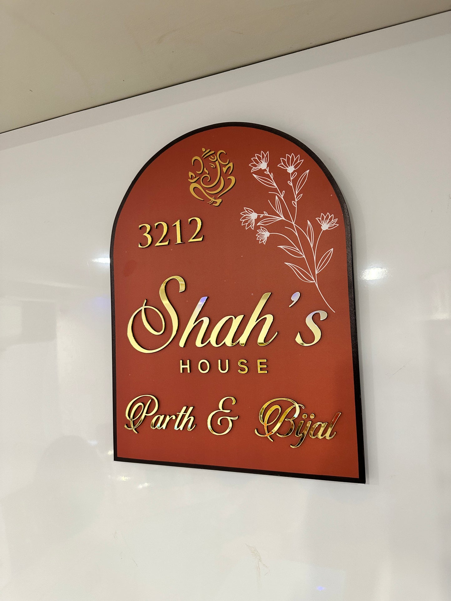Shah,s Laminated Nameplate