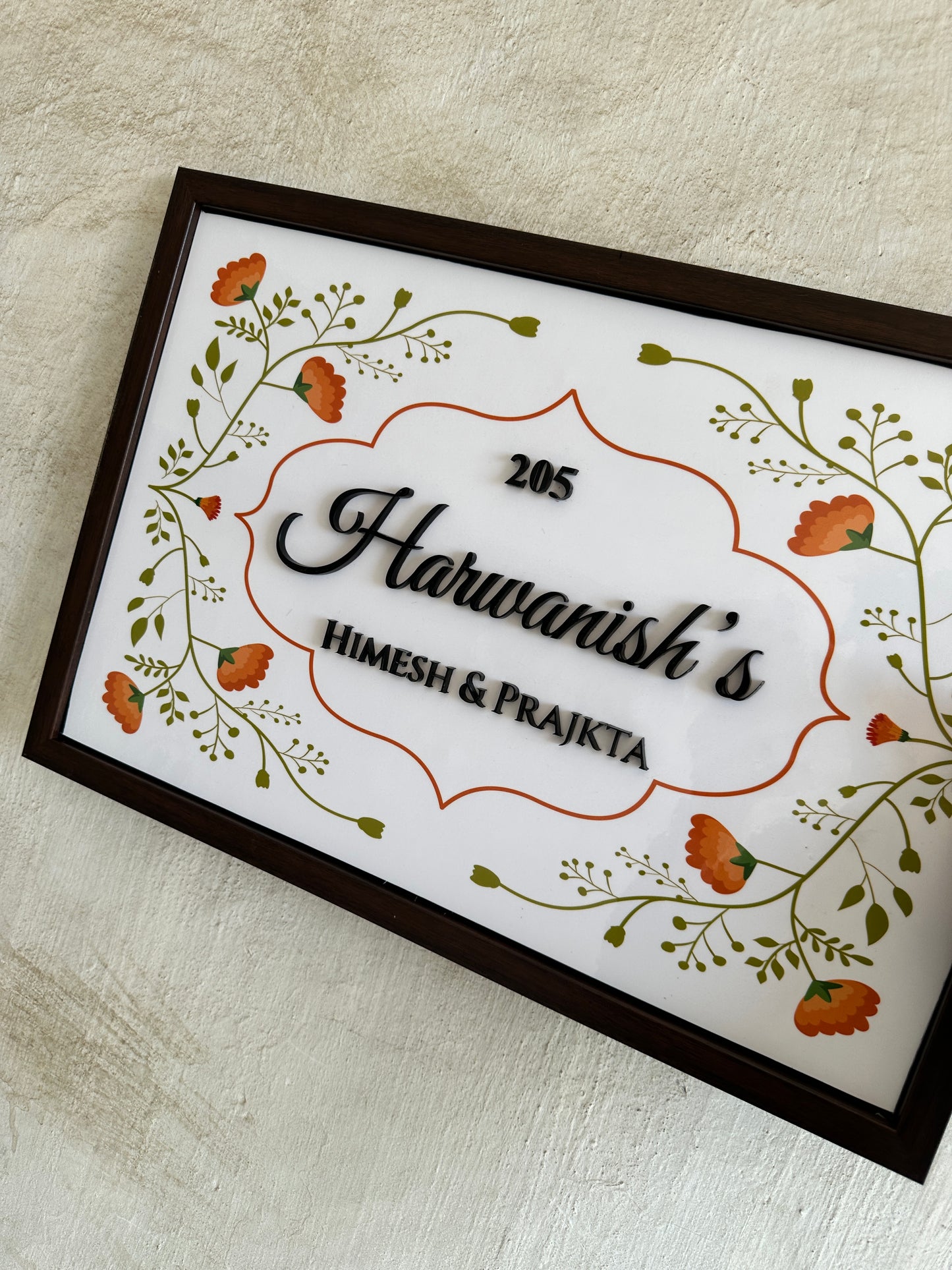 Harwanis nameplate