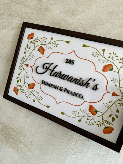 Harwanis nameplate