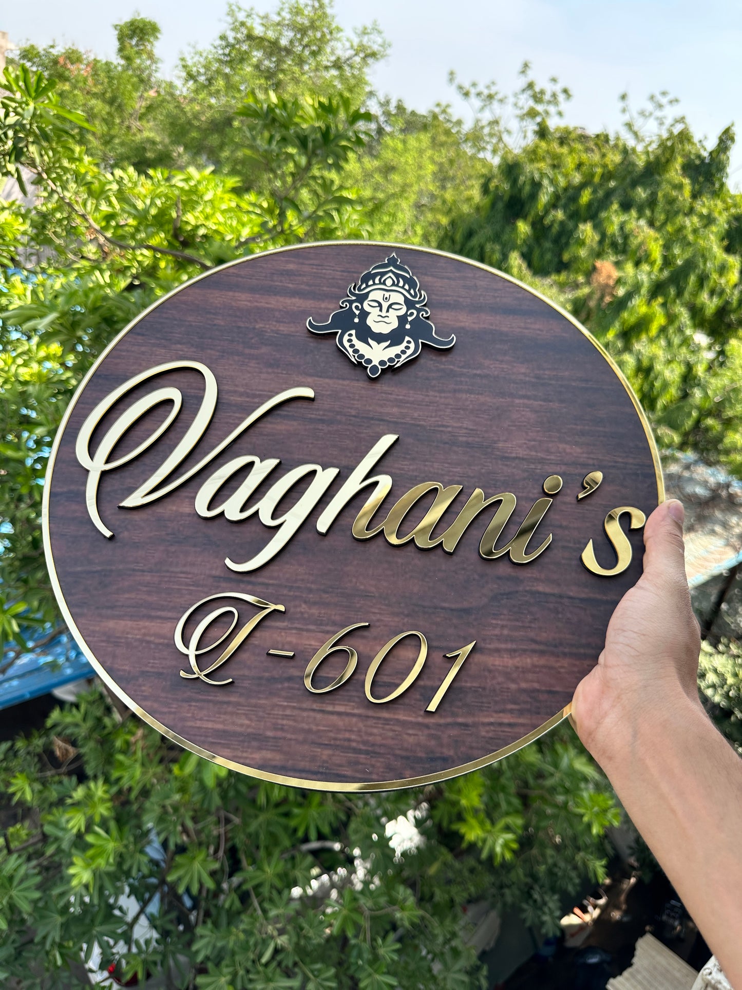 Hanumanji name plate