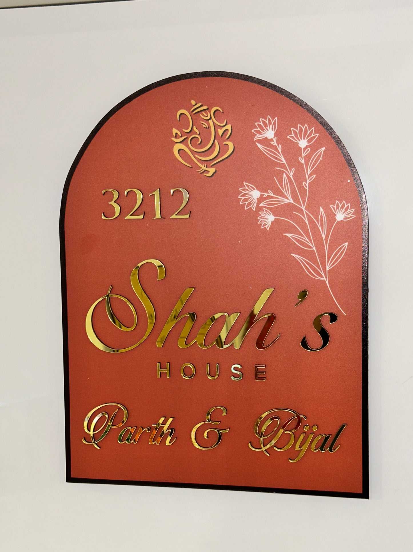 Shah,s Laminated Nameplate