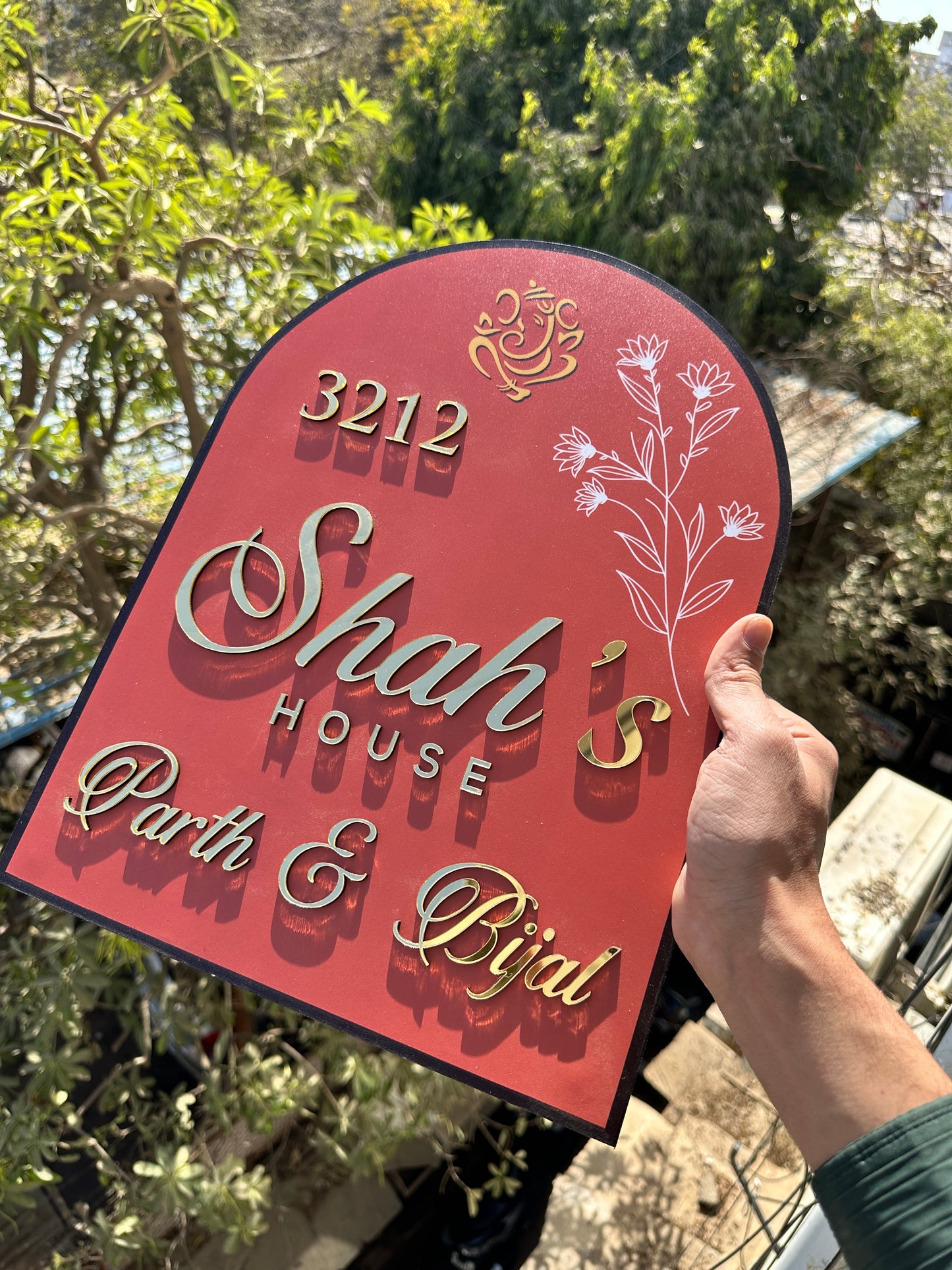 Shah,s Laminated Nameplate