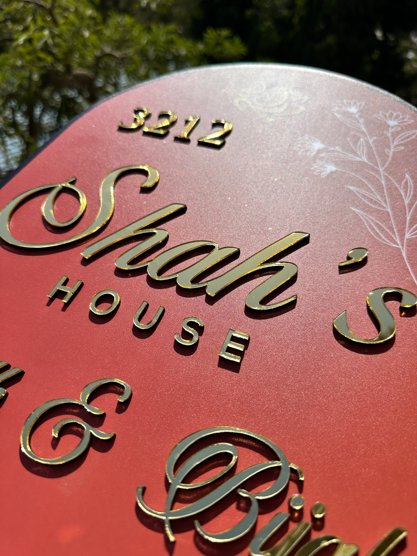 Shah,s Laminated Nameplate