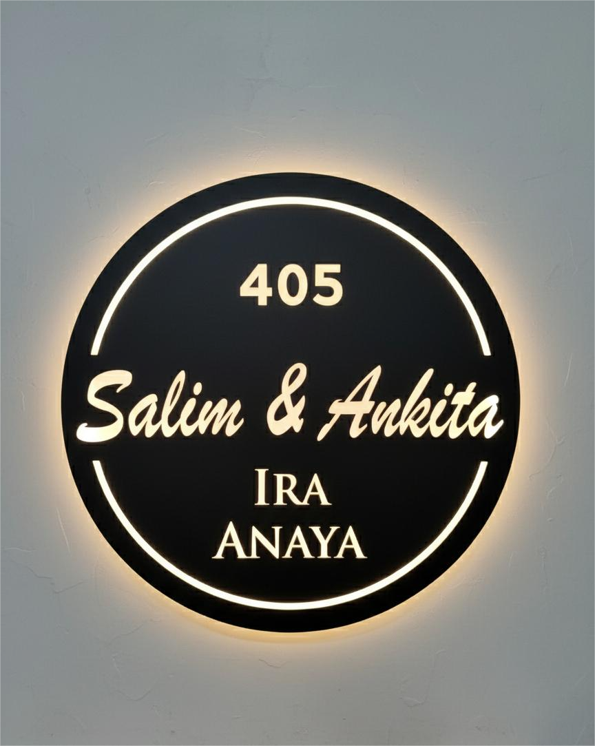 Salim ans Ankita (LED Plate)