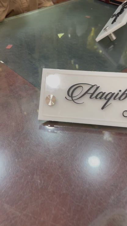 Layer Desk plate